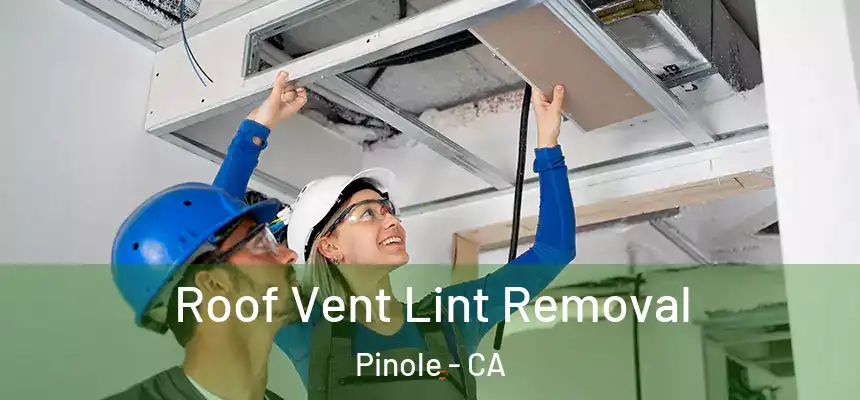  Roof Vent Lint Removal Pinole - CA